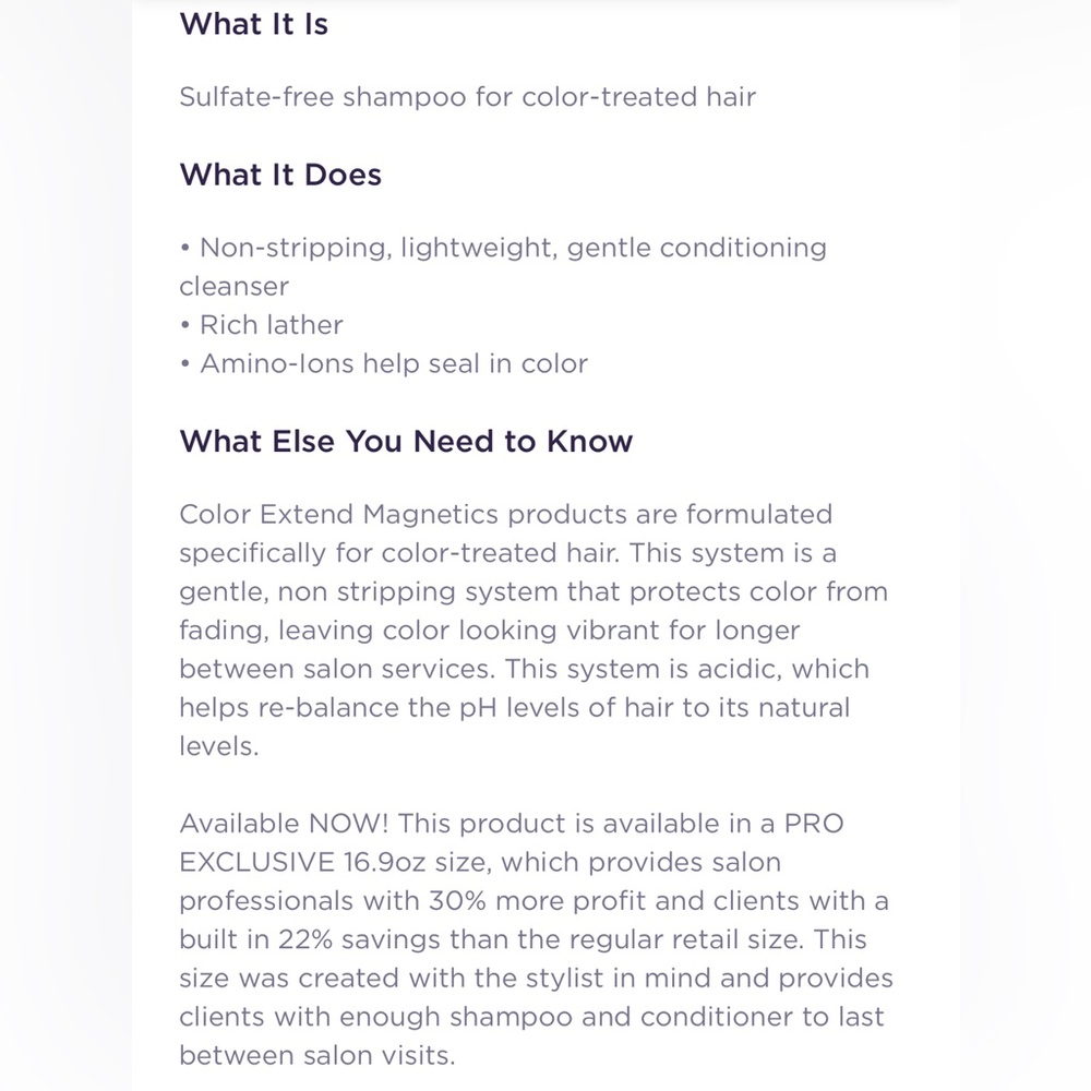Redken Color Extend Magnetics NEW - Picture 2 of 2
